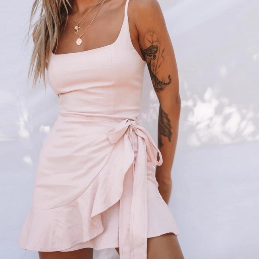 Princess Polly Pink Cottage Hill Mini Dress